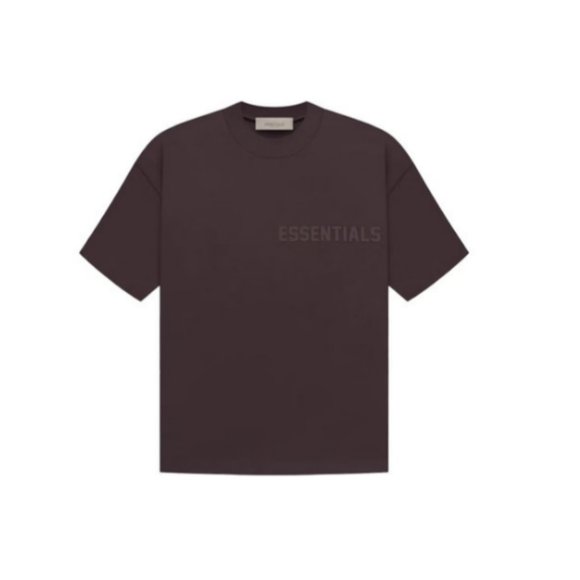 Essentials - Fear of God - T-Shirt Brown Size XL NWT - Picture 1 of 5